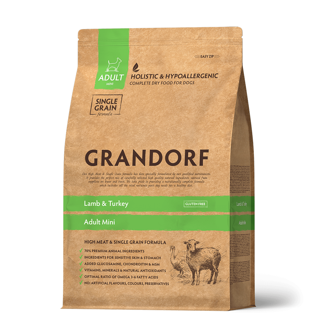 Grandorf сухой корм для собак мелких пород, ягненок с индейкой, 1 кг<