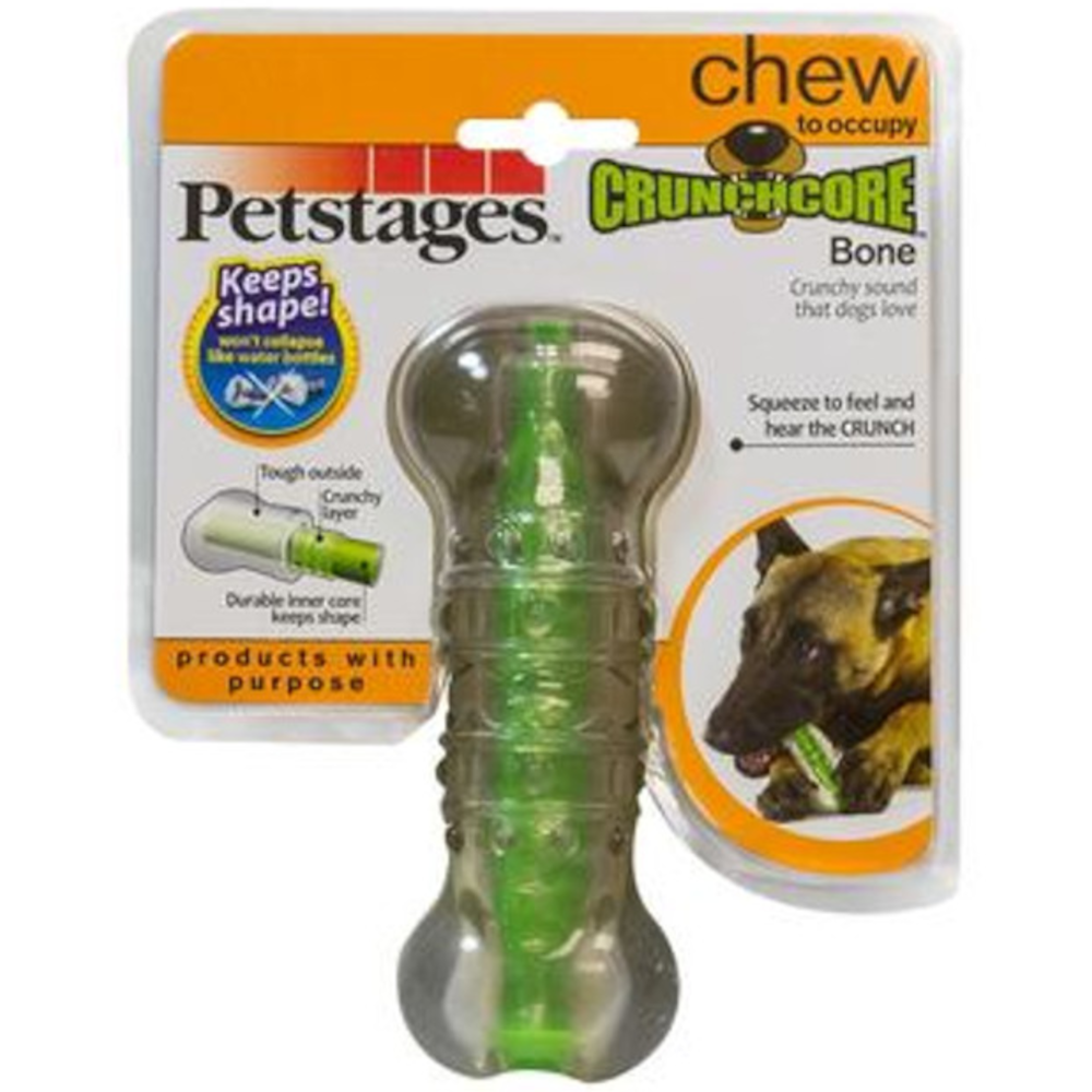Petstages игрушка для собак "Косточка хрустящая", средняя, 12 см<