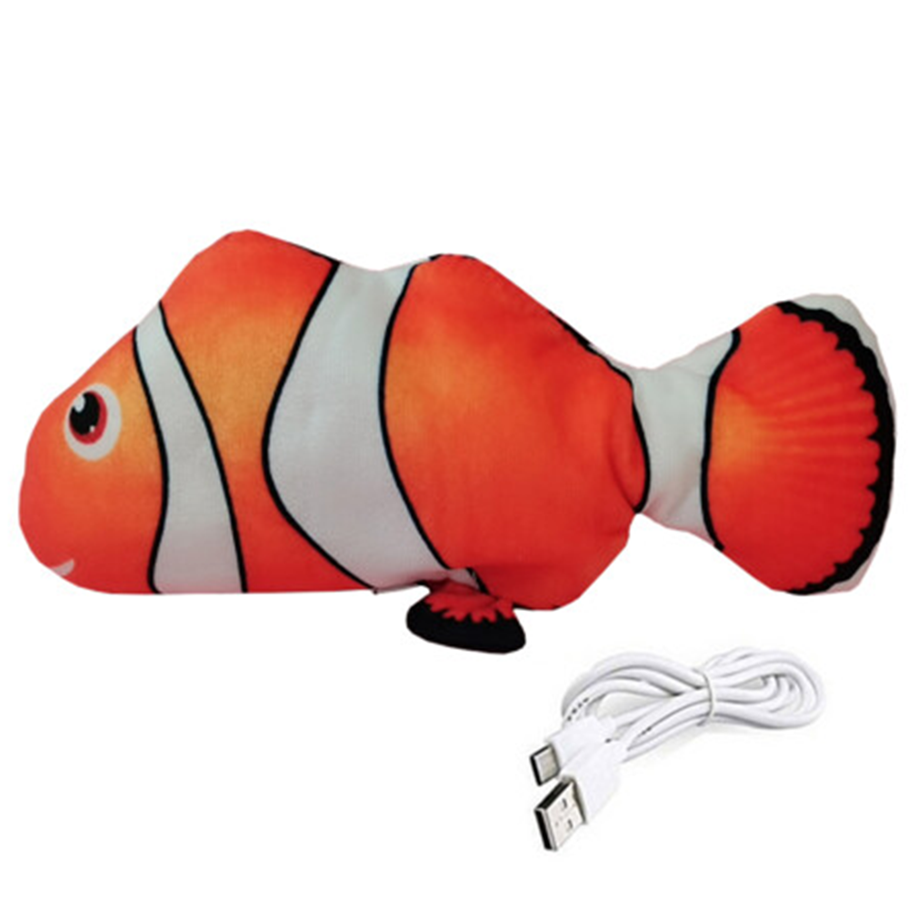 Homecat игрушка интерактивная "Шевелящаяся рыба" с USB зарядом, 25 см<