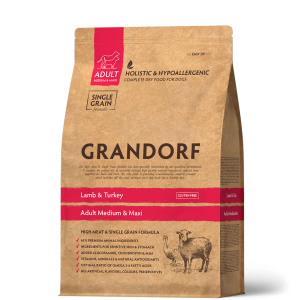 Grandorf сухой корм для собак средних и крупных пород, ягненок с индейкой, 10 кг