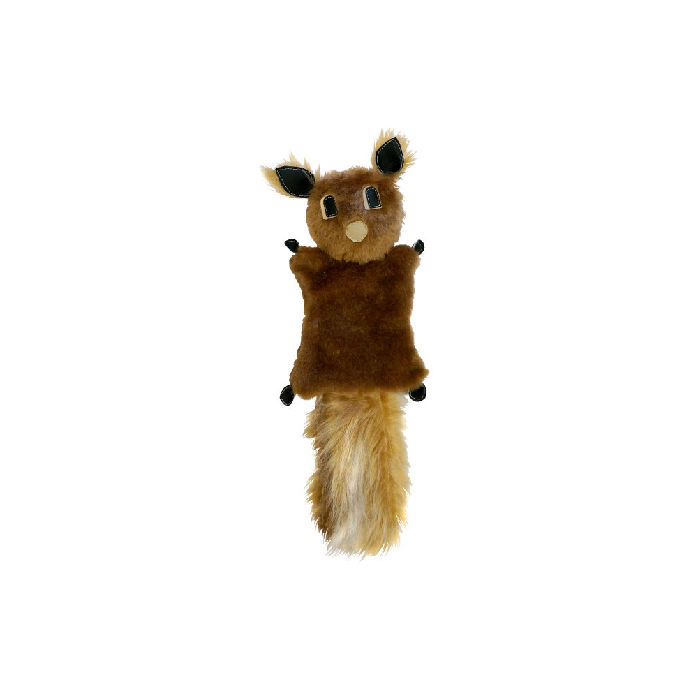 Zooexpress игрушка для собак шуршащая "Белка", 18х25 см<