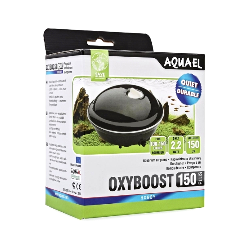 Aquael Компрессор Oxyboost plus одноканальный, 150<