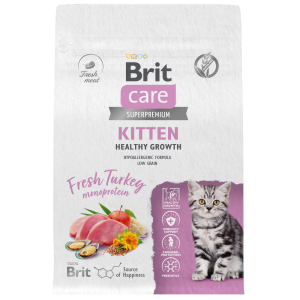 Brit Care сухой корм для котят, Здоровый рост, индейка, 400 г