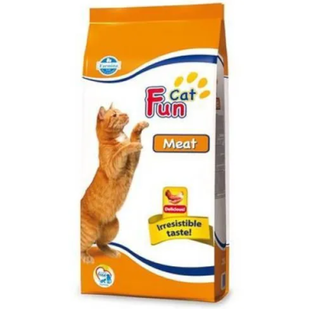 Farmina Fun Cat сухой корм для взрослых кошек, мясо, 2 кг<