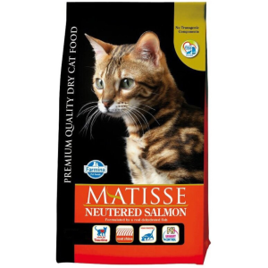 Farmina Matisse сухой корм для взрослых стерилизованных кошек, лосось, Neutered Salmon, 10 кг