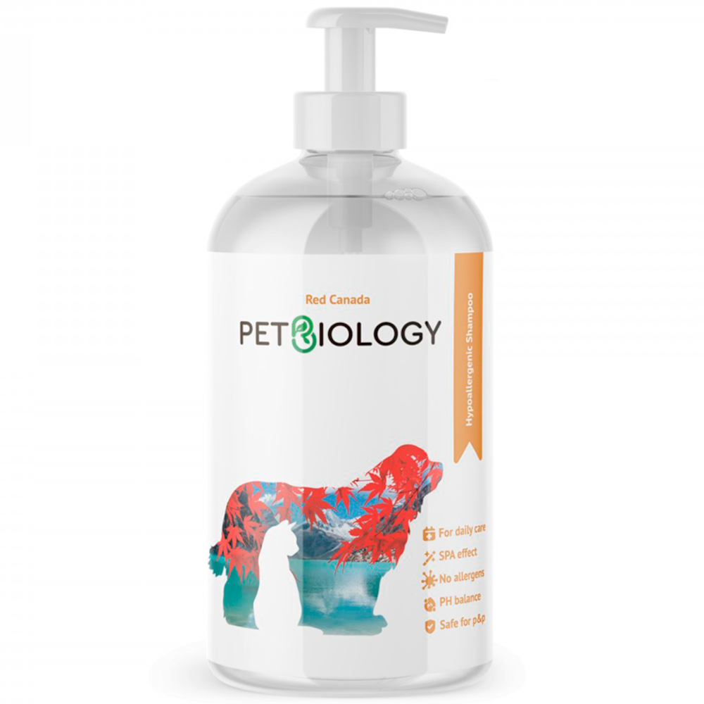 PetBiology Шампунь гипоаллергенный Red Canada для кошек и собак с 3-х месяцев, 300 мл<