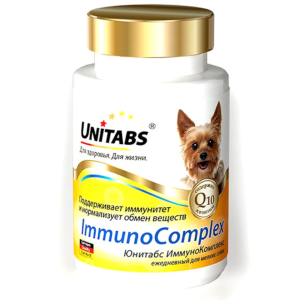 Unitabs ImmunoComplex мультивитамины для мелких собак, 100 таблеток