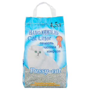 Наполнитель Pussy-cat цеолитовый, 4,5 л