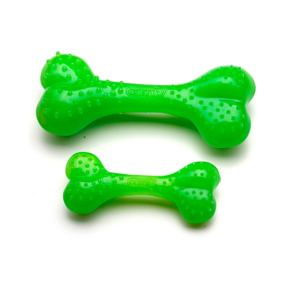 Comfy игрушка для собак Mint Bone косточка, зеленая, 8,5 см<