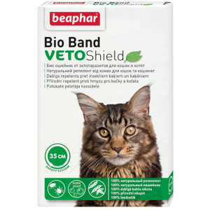 Beaphar ошейник Bio Band инсектоакарицидный для кошек, 35 см