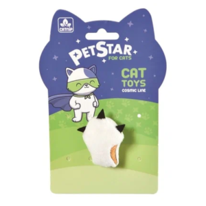 Pet Star Игрушка для кошек "Лапка", плюш с мятой