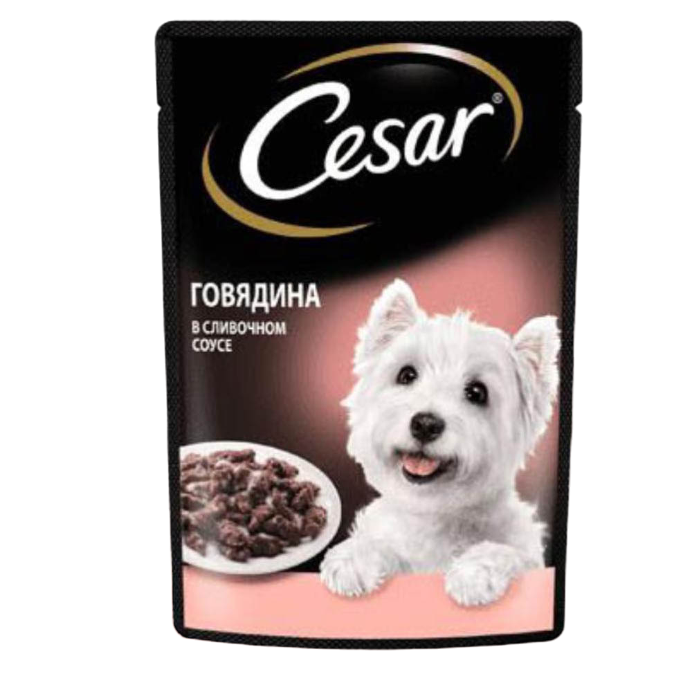 Cesar консервы для собак, говядина в сливочном соусе, 85 г<