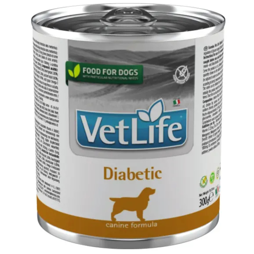 Farmina VL консервы для собак (паштет) при диабете, 300 г<