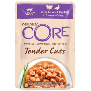 Wellness Core консервы для кошек, индейка с уткой в соусе, 85 г