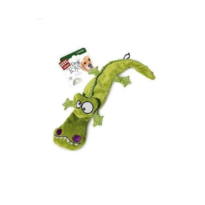 GiGwi игрушка для собак "Крокодил" с 4 пищалками, 30 см