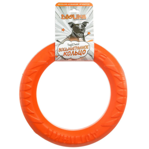 Doglike игрушка для собак Кольцо восьмигранное, оранжевое, большое, 30,5 см