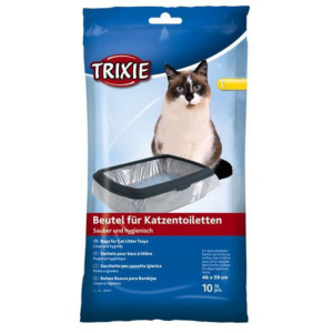 Trixie пакеты уборочные для кошачьих туалетов, 10 шт, 46х59 см (L)