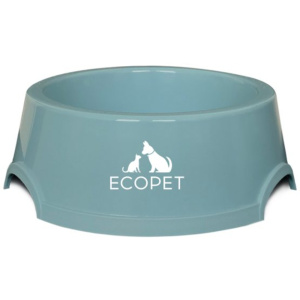 Ecopet Миска пластиковая, голубая, 750 мл