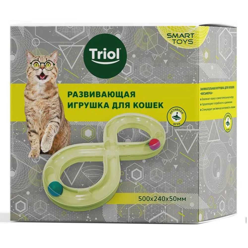 Triol Smart Toys Развивающая игрушка для кошек "Восьмерка"