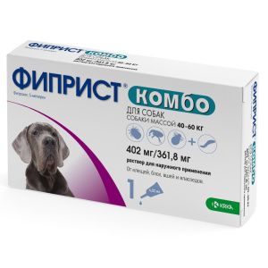 Фиприст Комбо капли инсектоакарицидные для собак, 40-60 кг