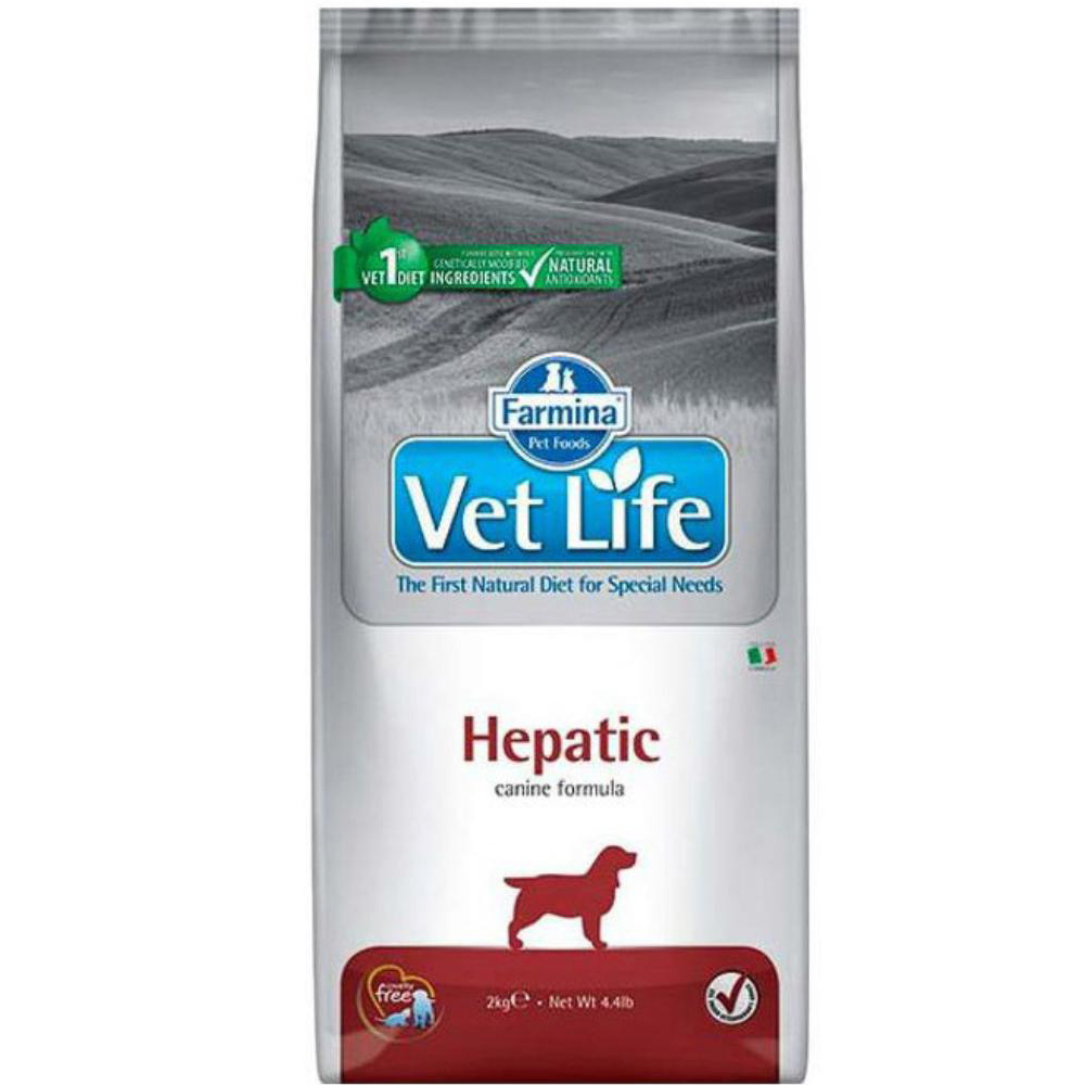Farmina VL диета для взрослых собак всех пород при хронической печеночной недостаточности, Hepatic Canine, 2 кг<