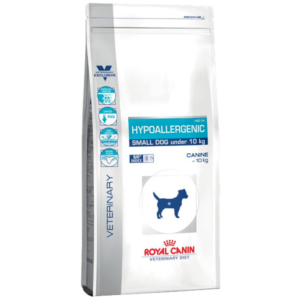 Royal Canin диетический сухой корм для взрослых собак мелких пород, Hypoallergenic Small Dog, 1 кг<