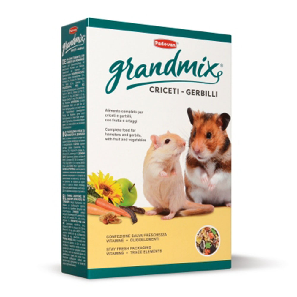 Padovan Grandmix Criceti-Gerbilli Корм для хомяков и мышей, 400 г<