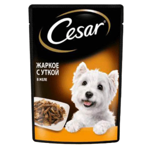 Cesar консервы для собак, жаркое с уткой, 85 г