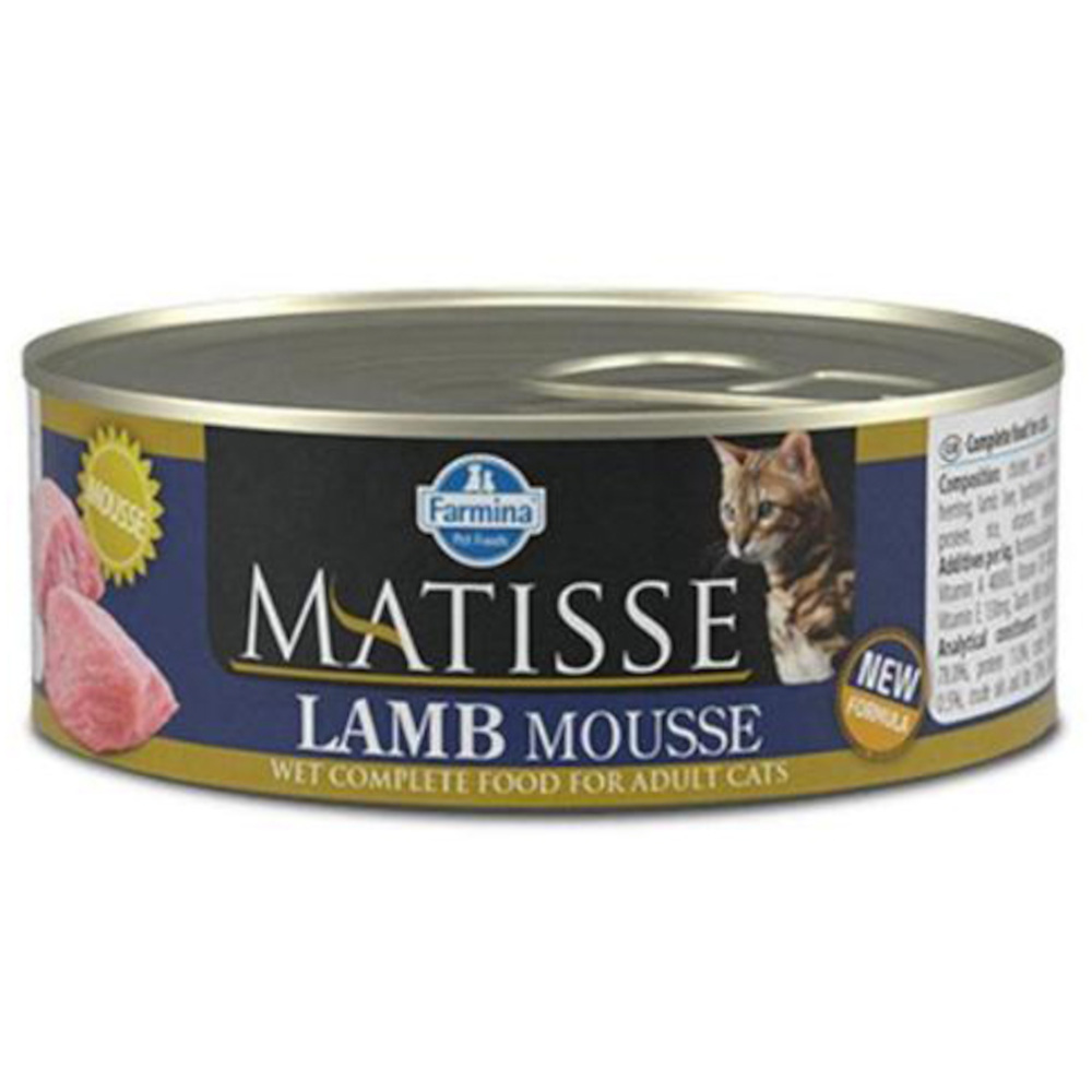 Farmina Matisse консервы (мусс) для взрослых кошек всех пород, ягнёнок, Lamb Mousse, 85 г<