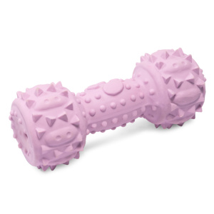 Triol Игрушка для маленьких собак Гантель Лапка , латекс, 9,5 см