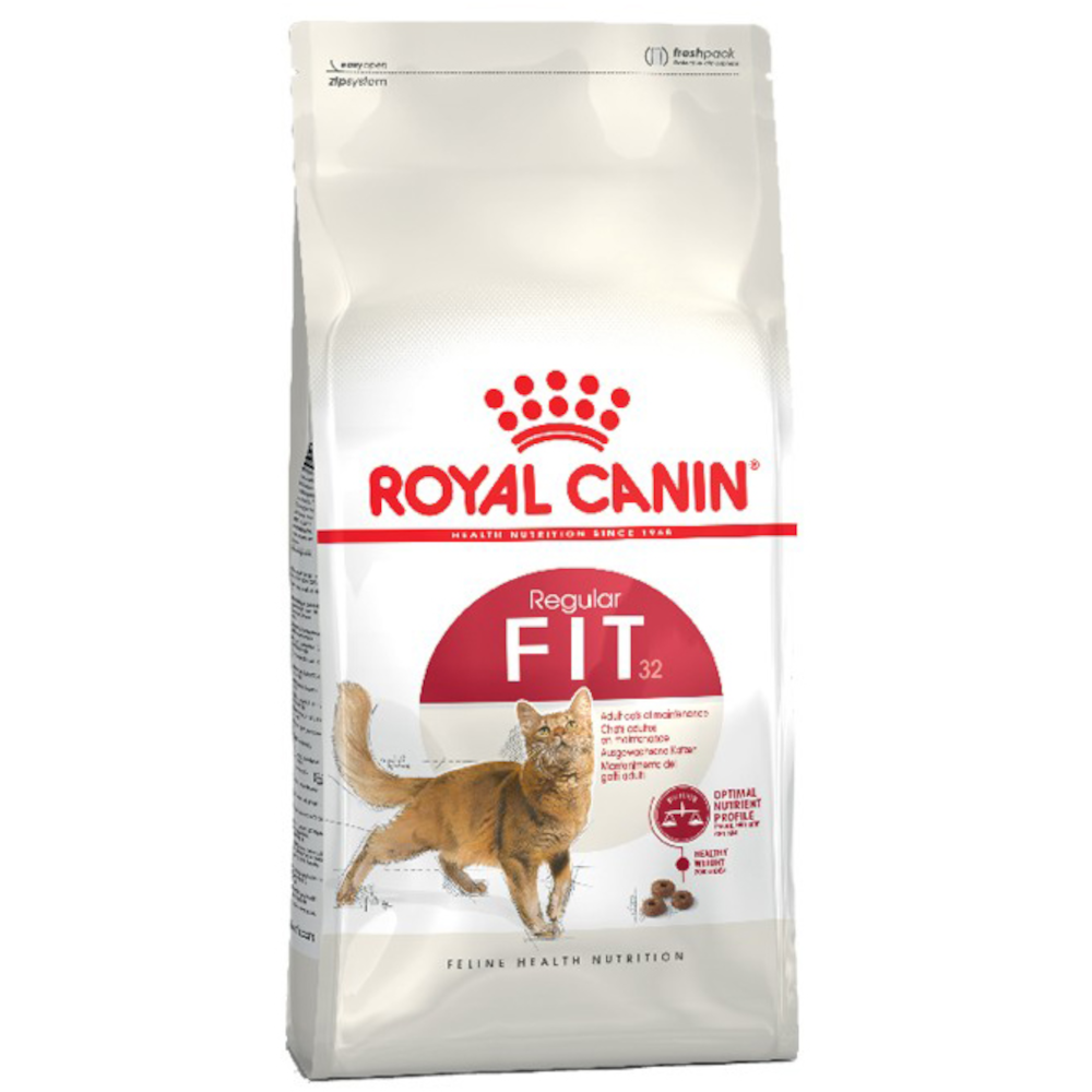 Royal Canin сухой корм для взрослых умеренно активных кошек, Fit 32, 400 г<