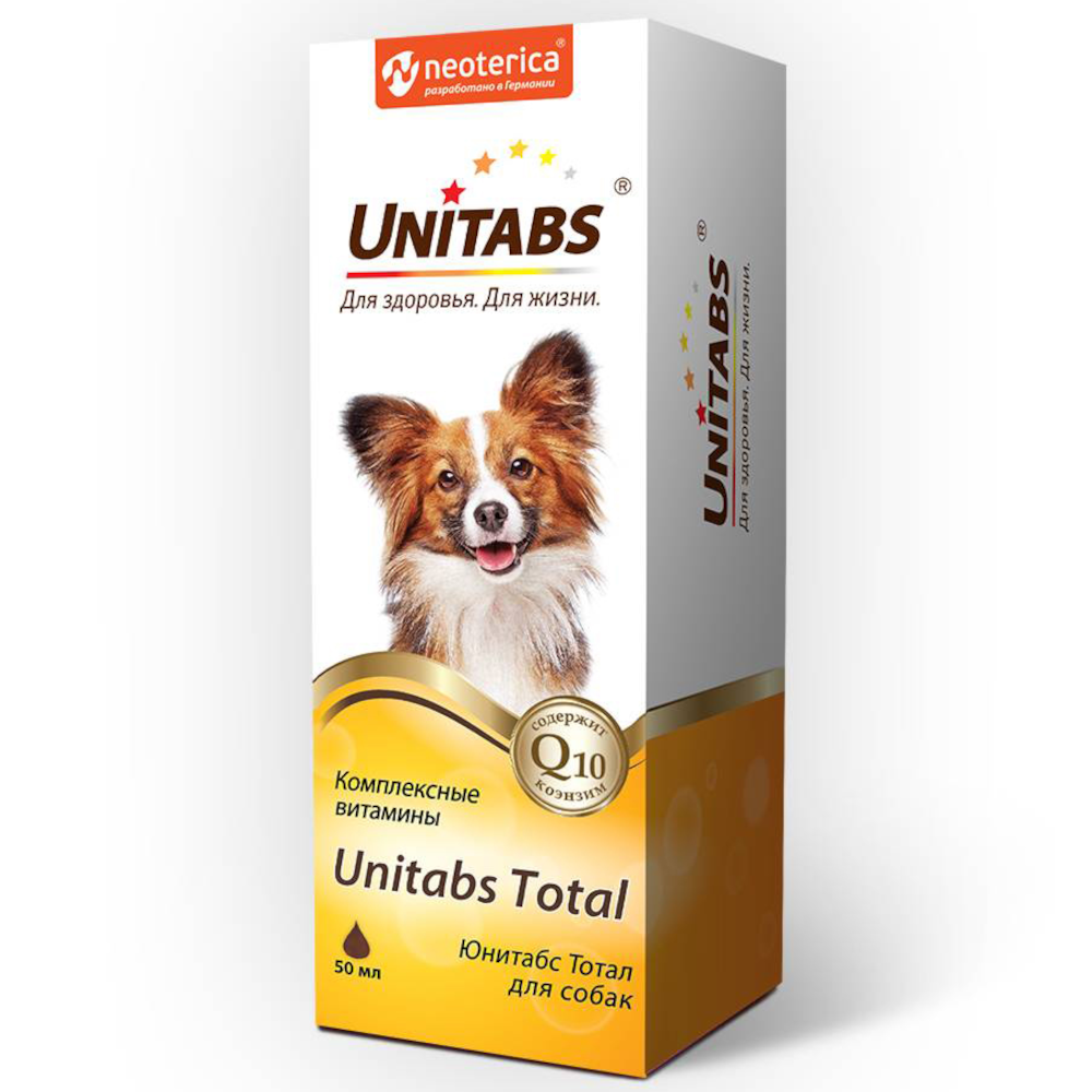 Unitabs Total Комплексные витамины для собак, 50 мл<