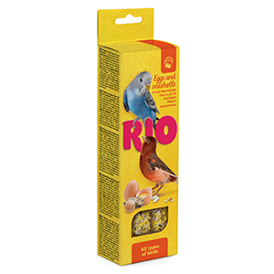RIO палочки с яйцом и ракушечником для всех видов птиц