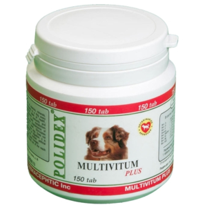 Polidex Multivitum plus витамины для собак, 150 таблеток