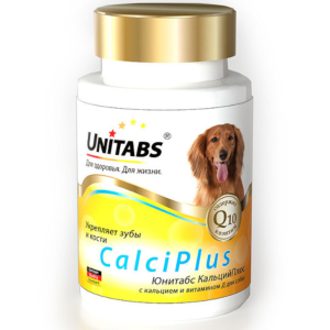 Unitabs CalciPlus минеральная добавка с кальцием для собак, 100 таблеток