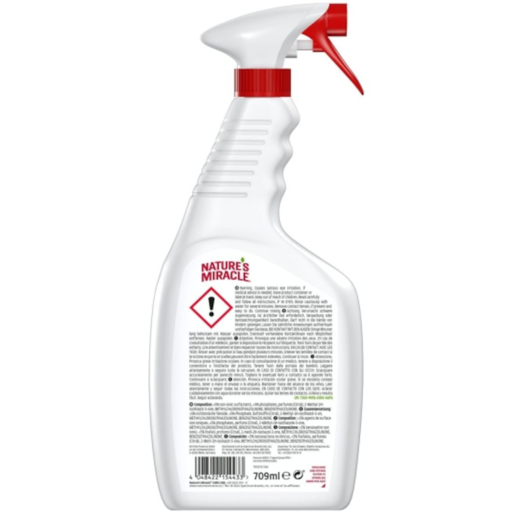 8 in 1 Nature`s Miracle NM154433 уничтожитель пятен и запаха кошачьих меток, 709 мл