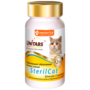Unitabs SterilCat витамины для стерилизованных кошек, 120 таблеток