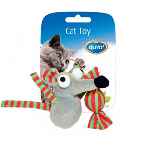 DUVO+ Игрушка для кошек с кошачьей мятой "Мышка с конфетой"