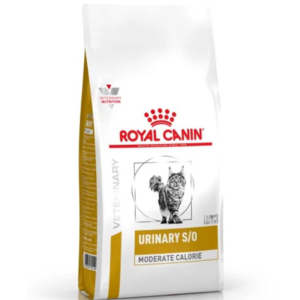 Royal Canin сухой диетический корм для взрослых кошек, предрасположенных к набору лишнего веса, Urinary Moderate Calorie, 1,5 кг
