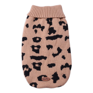 Lion свитер для собак, рисунок леопард, LMK-H137, XS, 20 см