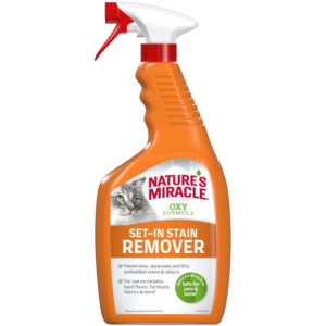 8 in 1 Nature`s Miracle NM154532 Orange Oxy уничтожитель пятен и запаха для кошек, 709 мл