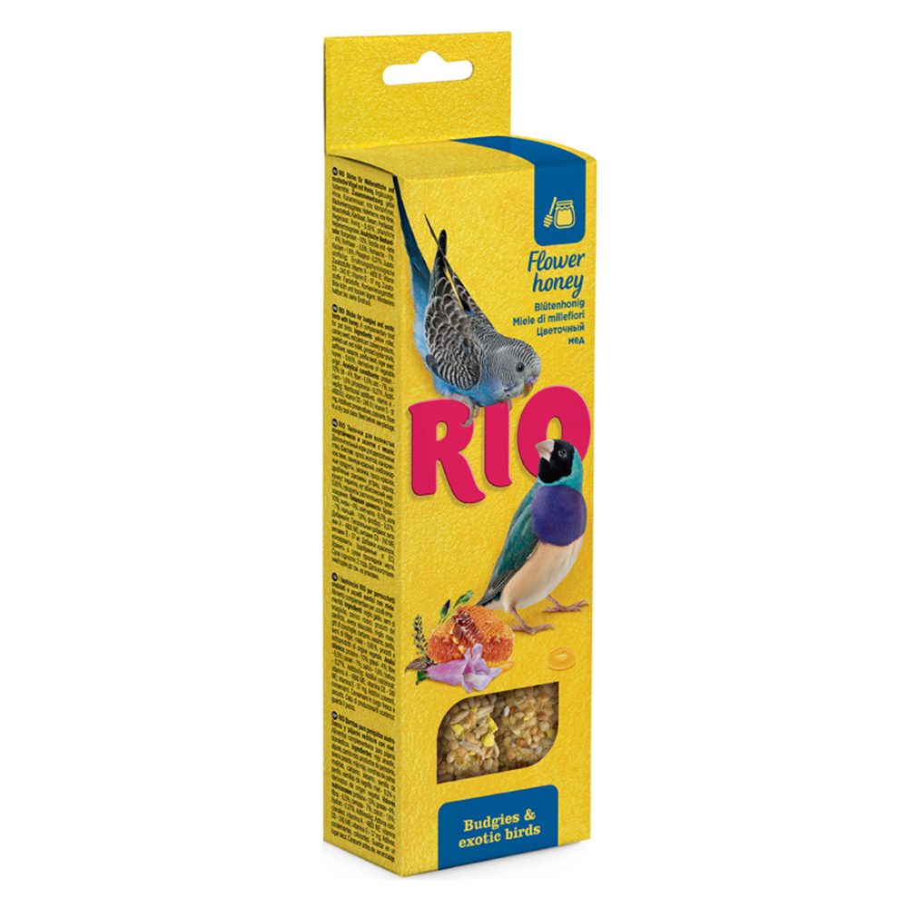 RIO палочки с медом для волнистых попугаев и экзотов<