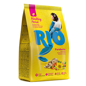 RIO корм для средних попугаев в период линьки, 500 г
