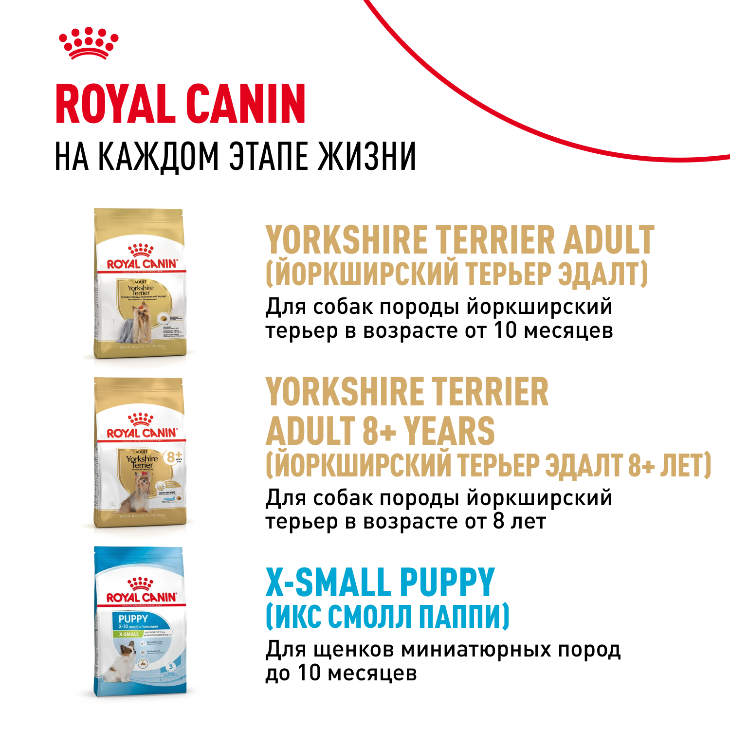 Royal Canin сухой корм для щенков породы породы Йоркширский Терьер до 10 месяцев, Yorkshire Terrier Puppy, 500 г
