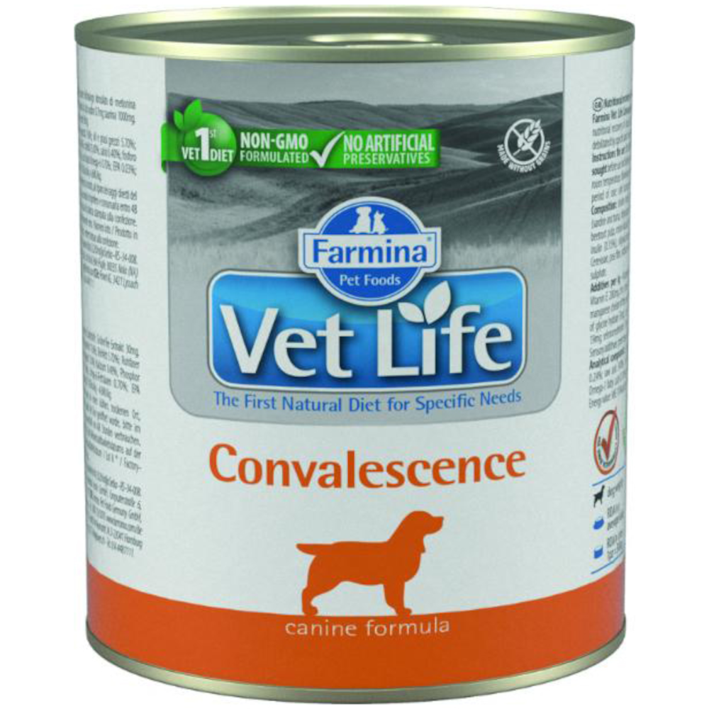 Farmina VL консервы (паштет) для взрослых собак всех пород в период выздоровления, Convalescence, 300 г<
