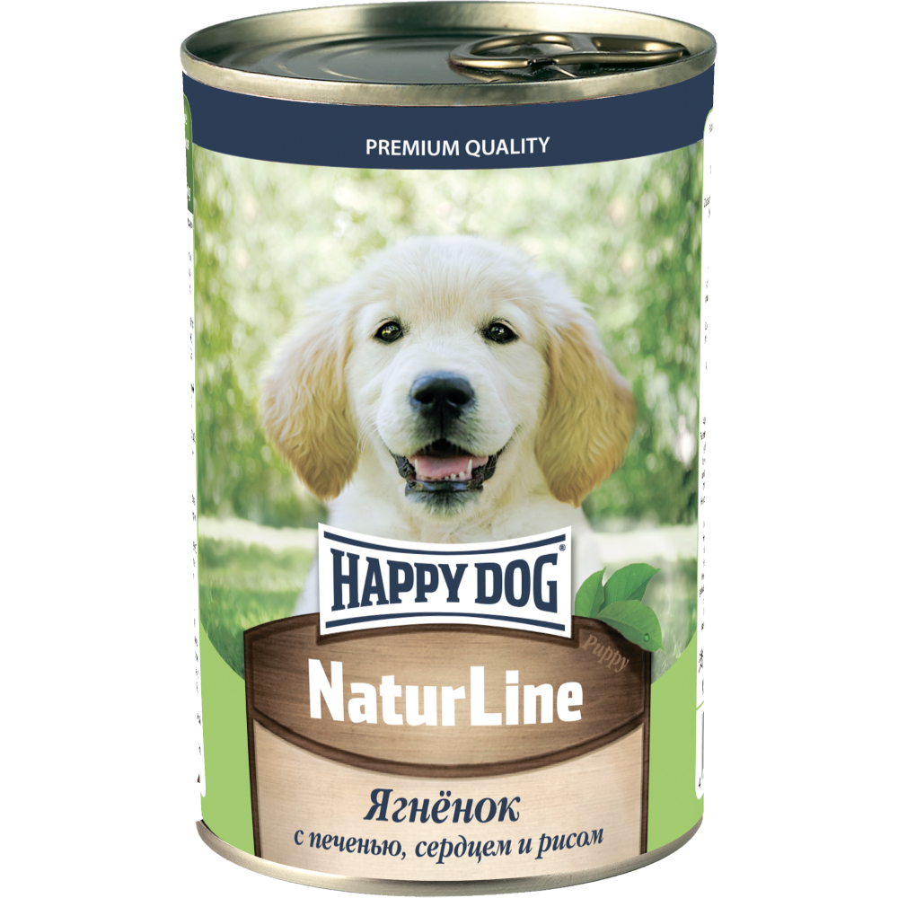 Happy Dog консервы для щенков, ягненок с рисом, 410 г<