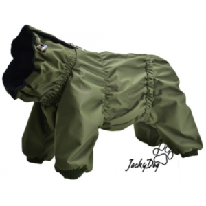 JackyDog МП комбинезон Супер Премиум с высоким воротником на флисе и синтепоне №22 40 см мальчик