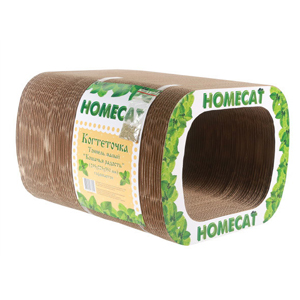 Homecat Когтеточка-гофрокартон тоннель малый, с кошачьей мятой