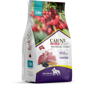 Carni Life сухой корм для собак средних и крупных пород, ягненок с ежевикой и клюквой, 2,5 кг