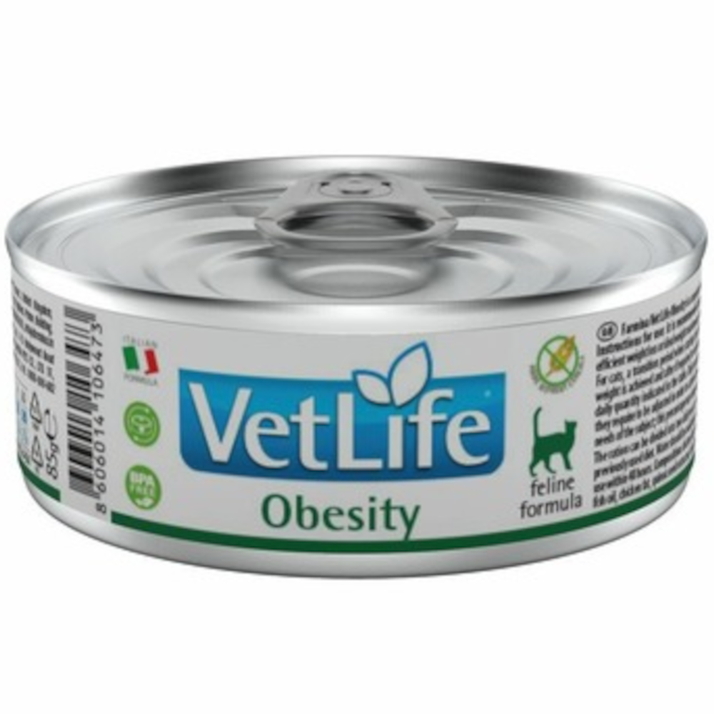 Farmina VL консервы для кошек (паштет) для снижения веса, обесити, 85 г<